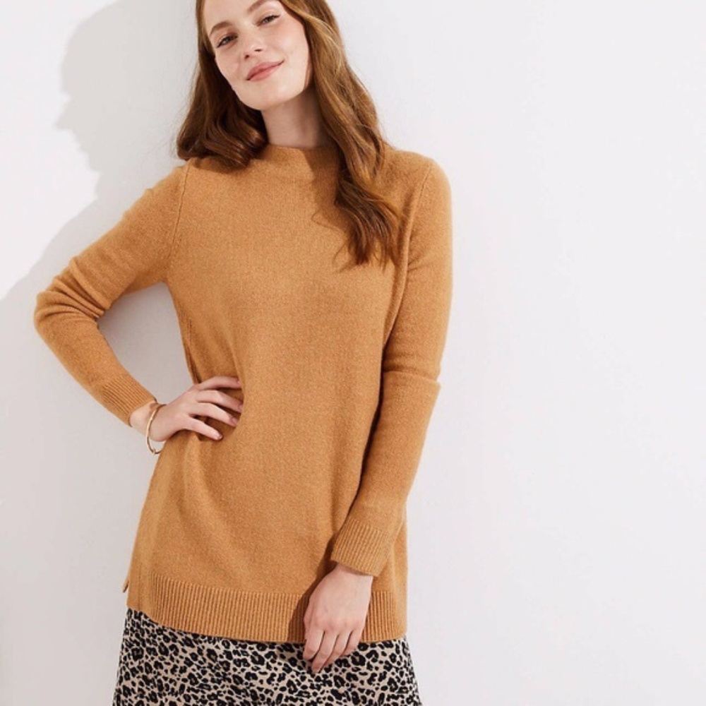 Loft mock neck sweater